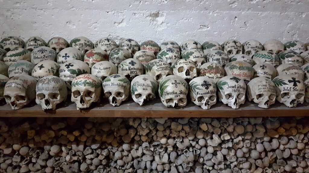 Hallstat Skulls Closeup